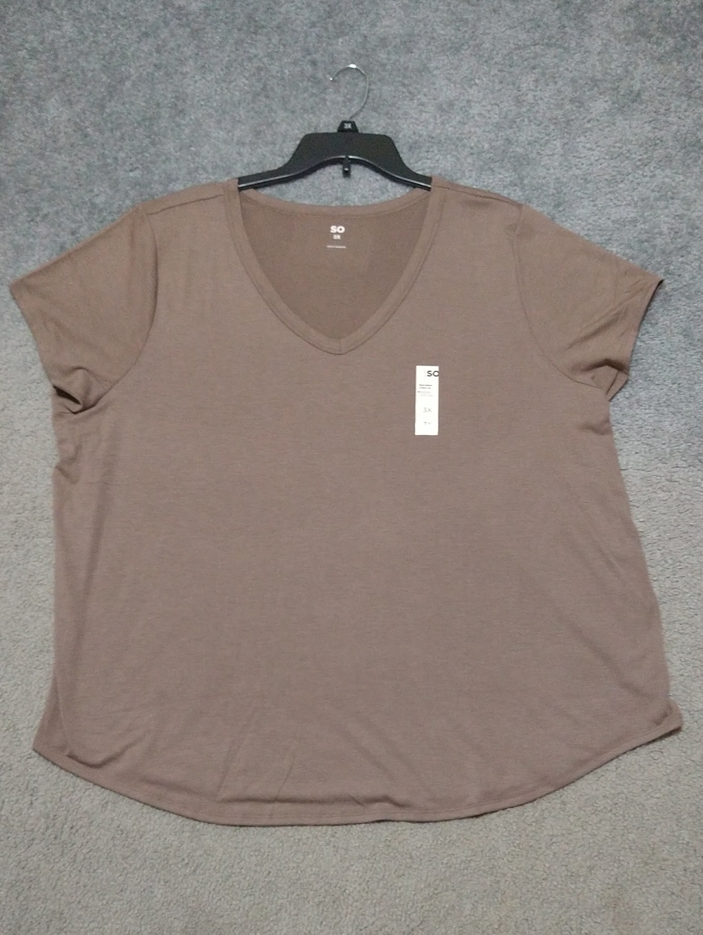 SO Short Sleeve V-Neck Tee - New